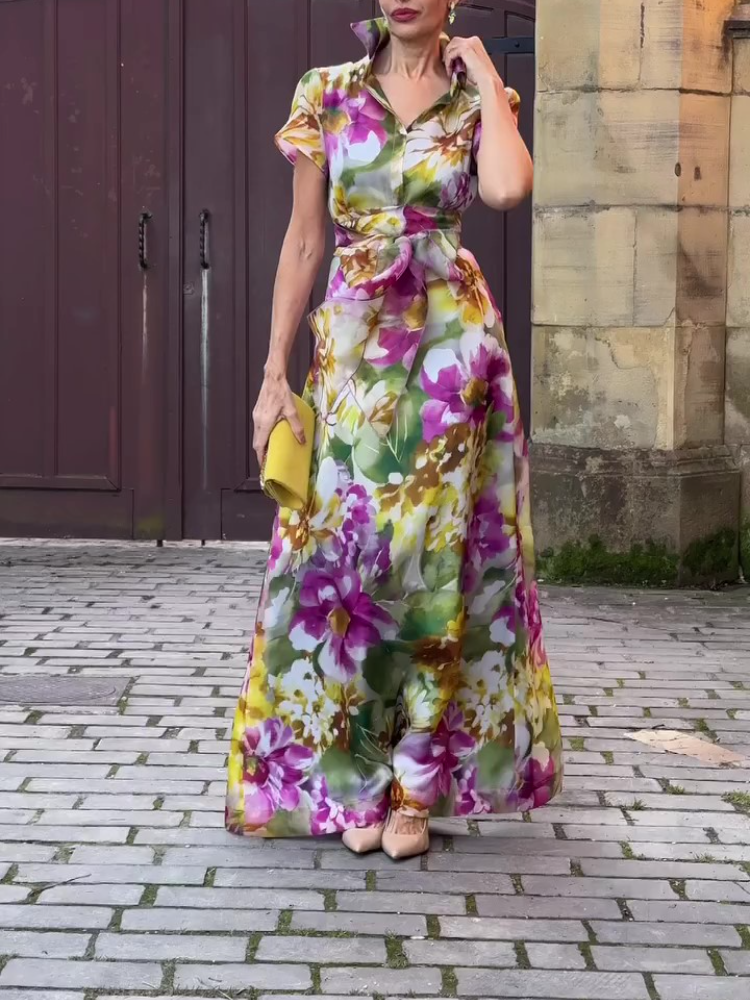Flourishing Blossom Maxi Dress