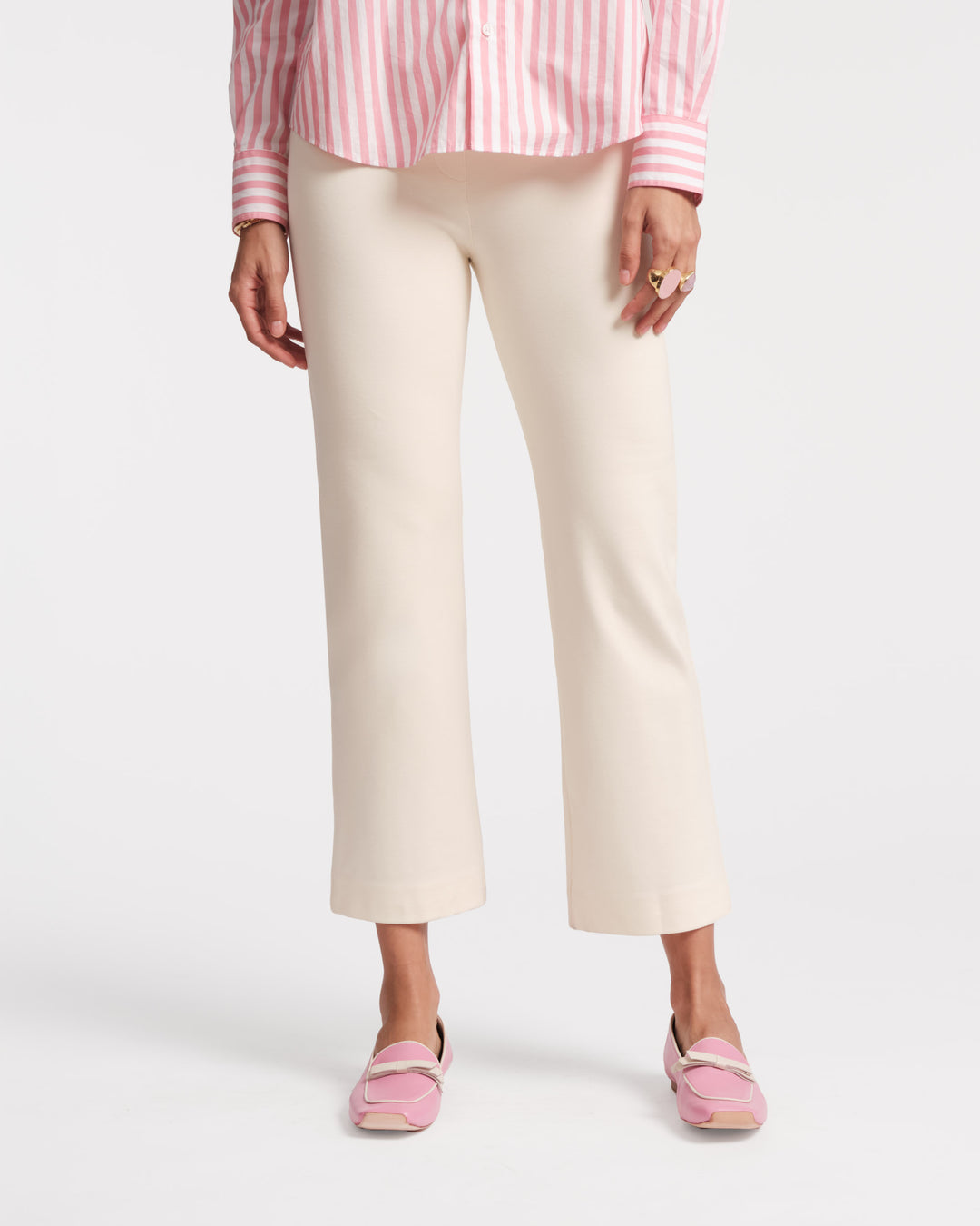 High-Rise Pull-On Pants