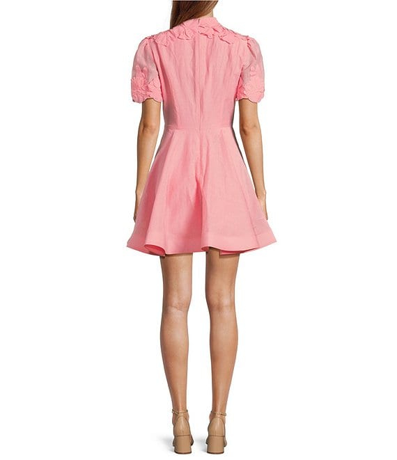 Willow Floral Applique Midi Dress
