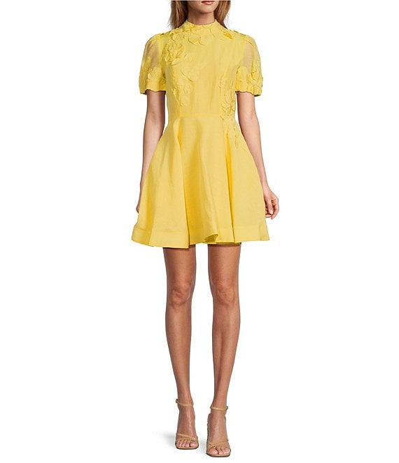 Willow Floral Applique Midi Dress