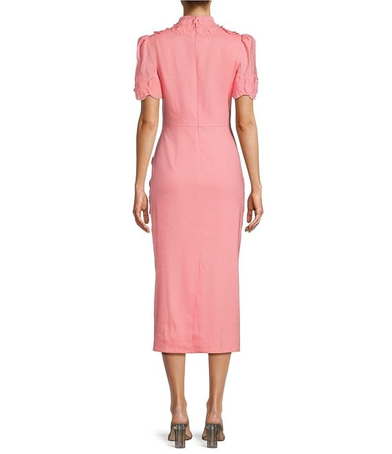 Willow Floral Applique Midi Dress