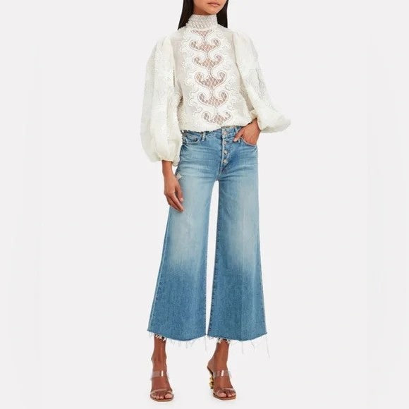 Brightside Embroidered Linen Blouse