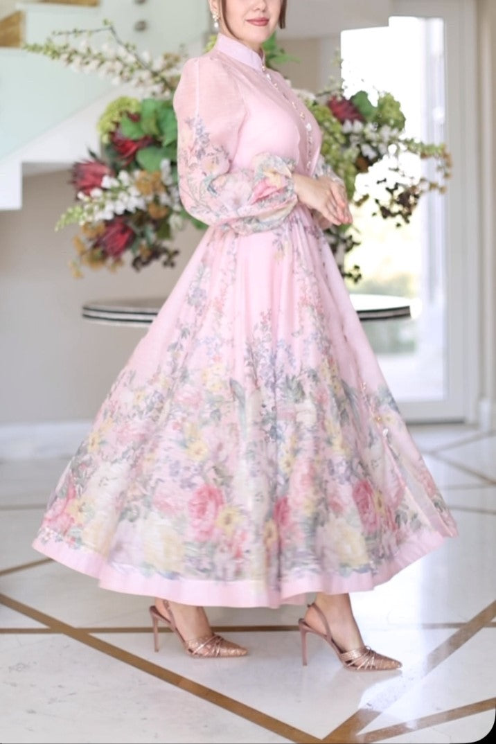 Floral Print Midi Dress