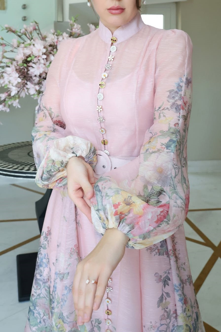 Floral Print Midi Dress