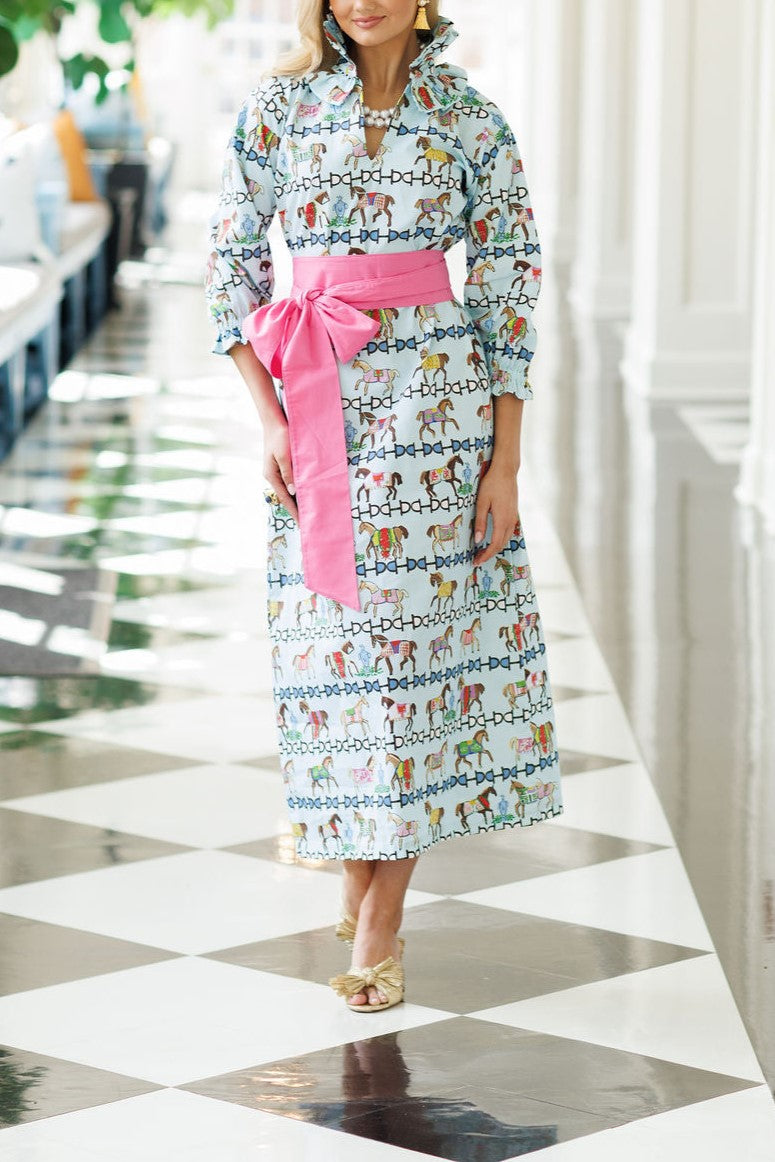 Double Ruffle Collar Dress