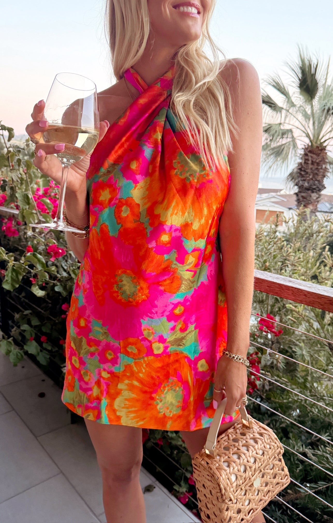 Jasmine Tie Mini Dress