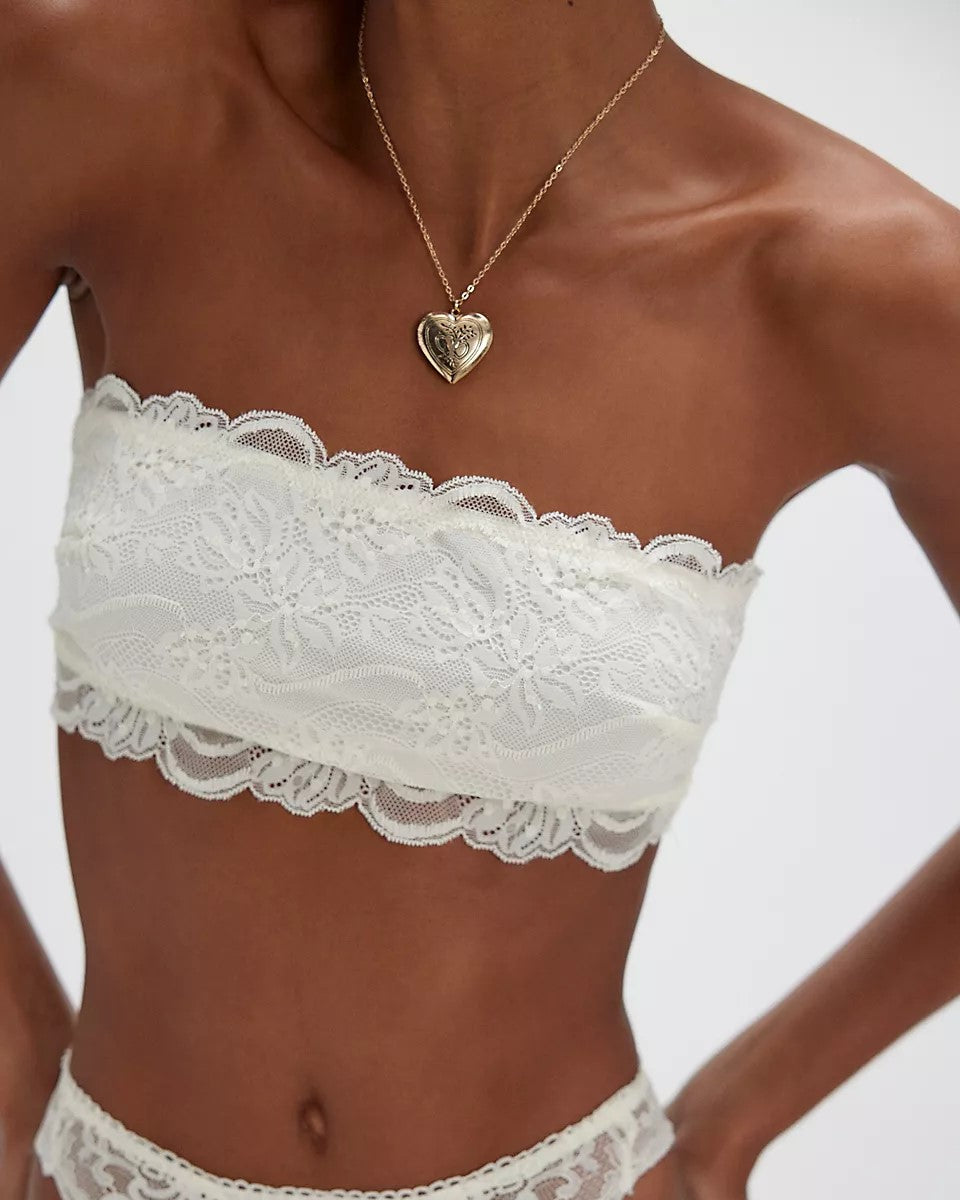 Last Dance Lace Bandeau And Shorts