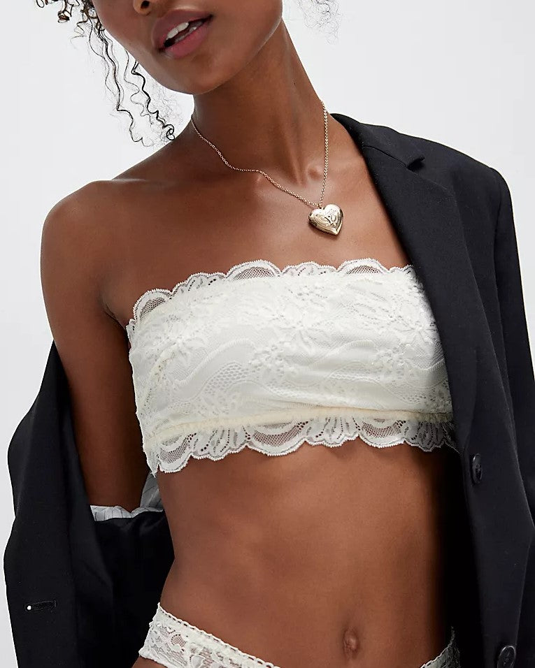 Last Dance Lace Bandeau And Shorts