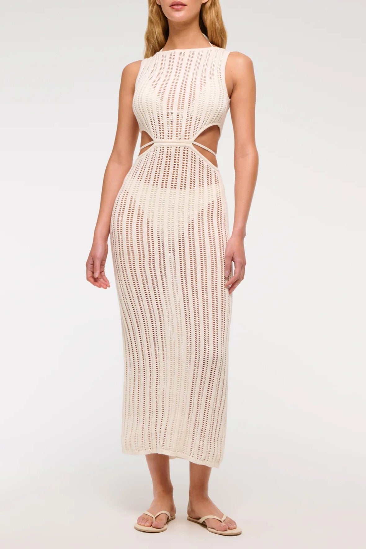 Women's Crochet Cutout Hollow Dress Blouse