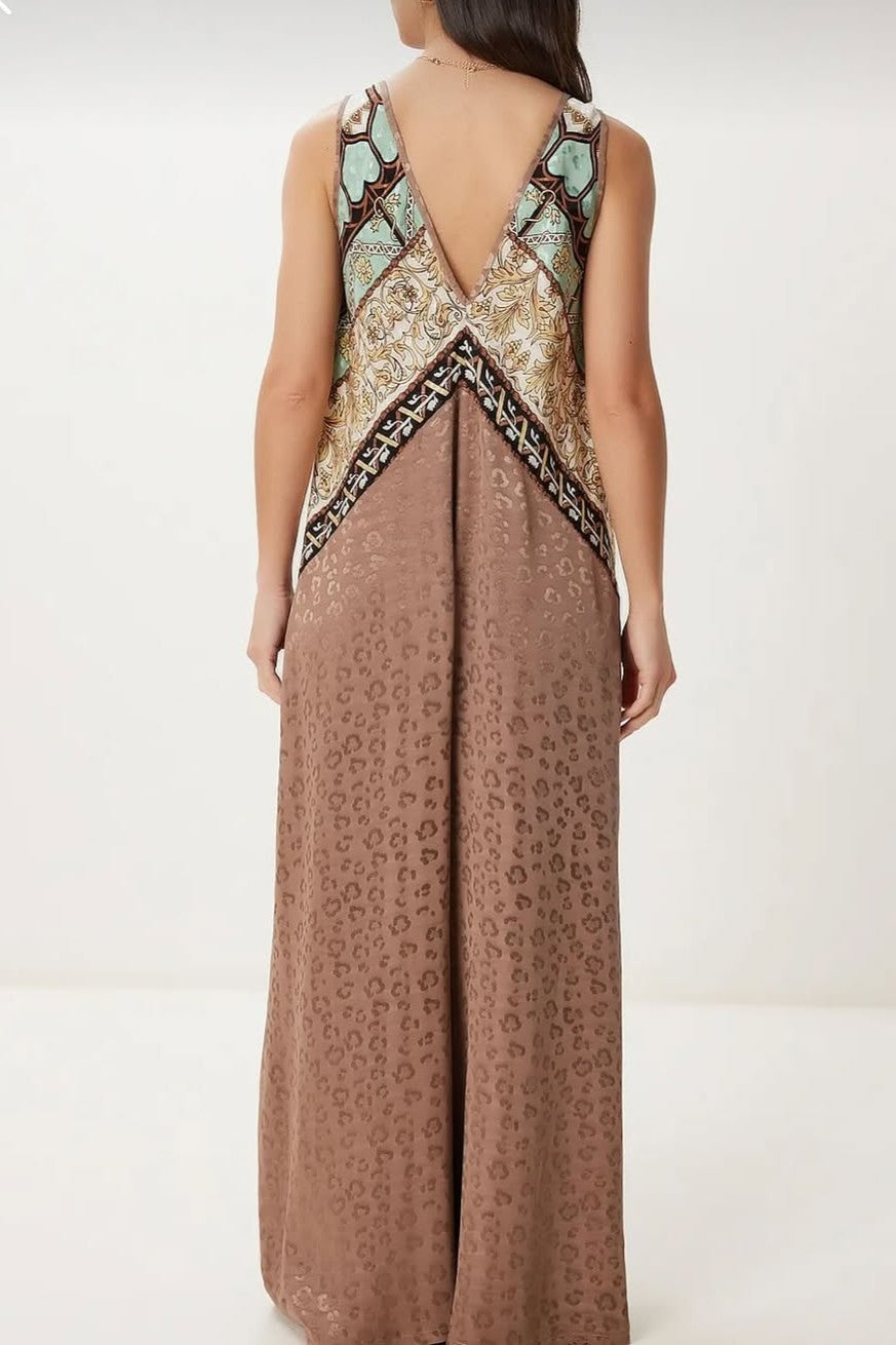My Ladies Silk Slip Maxi Pants Set