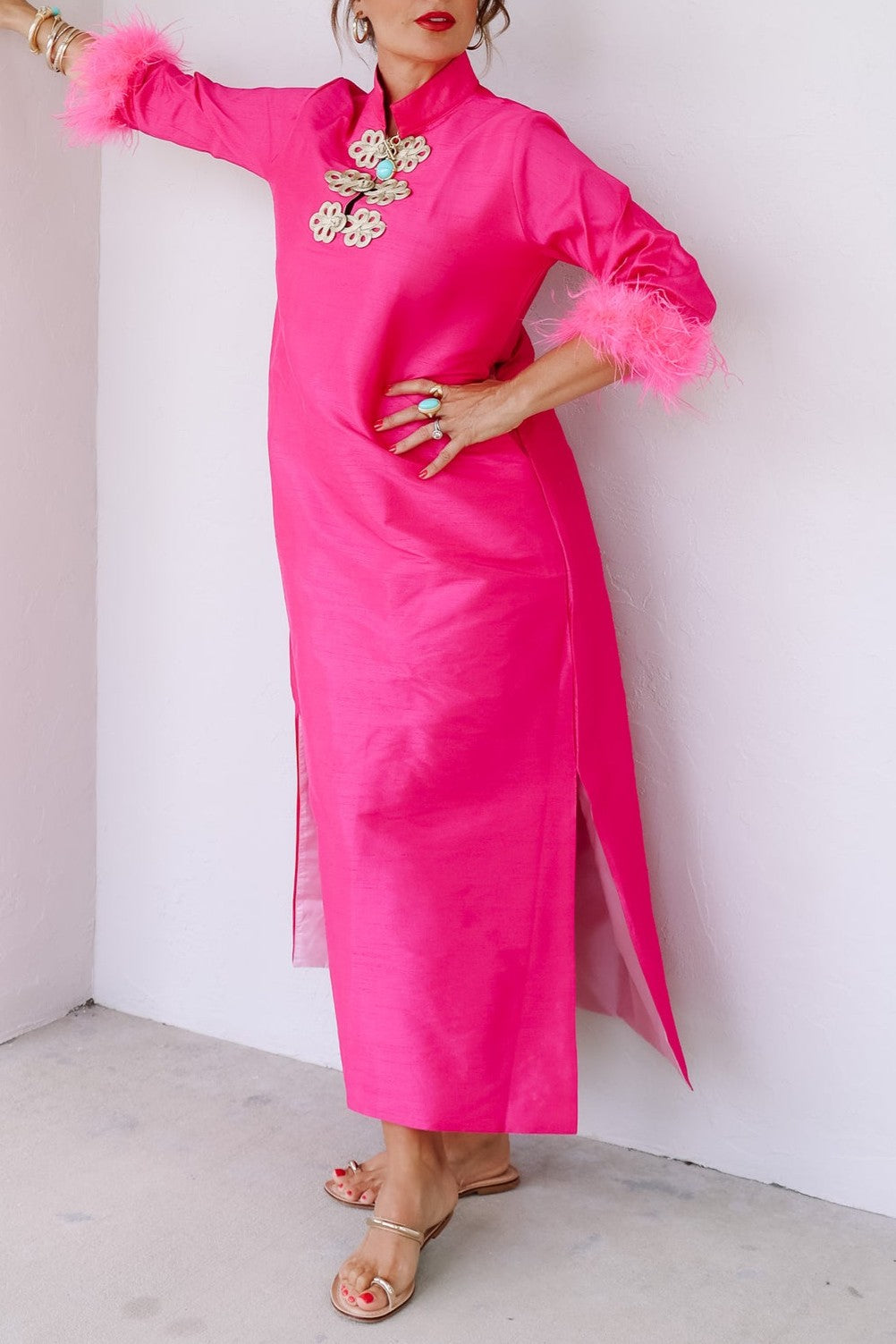 Bette Bouvier Pink Maxi Dress