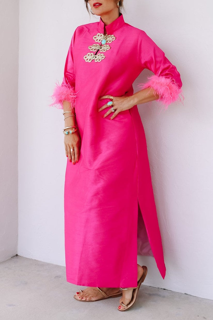 Bette Bouvier Pink Maxi Dress