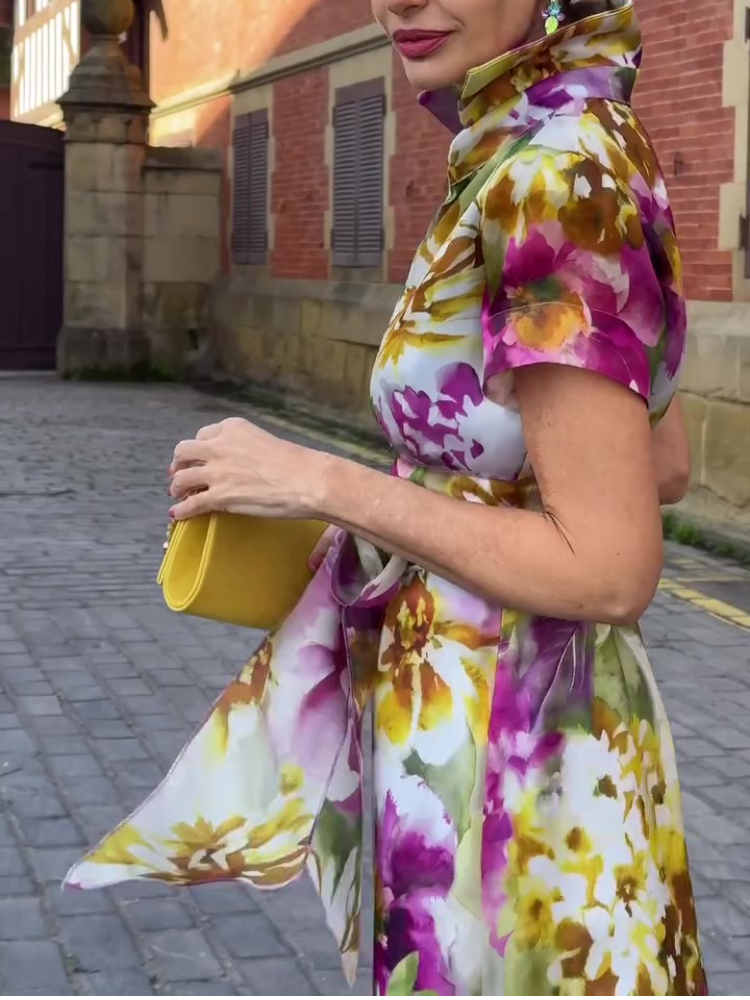 Flourishing Blossom Maxi Dress