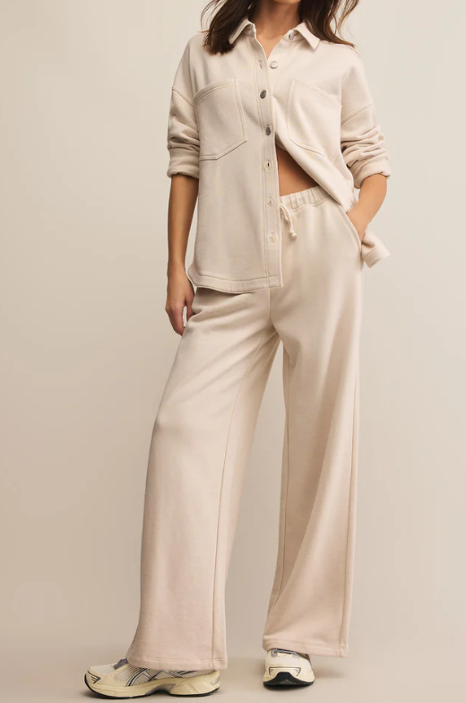 Comfy Denim To Denim Knit 2pc Suit