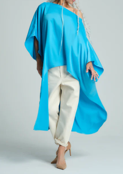 Off The Shoulder Oversized Tunic Top