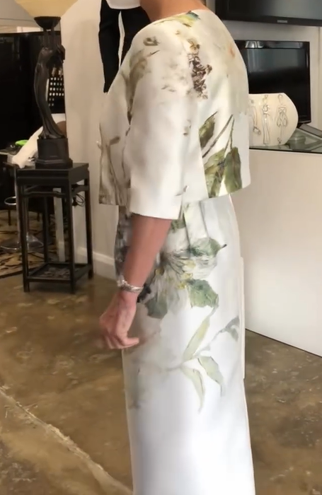 Elegant Floral 2pc Dress Set