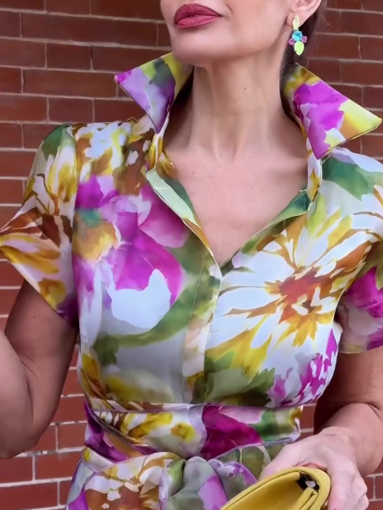 Flourishing Blossom Maxi Dress
