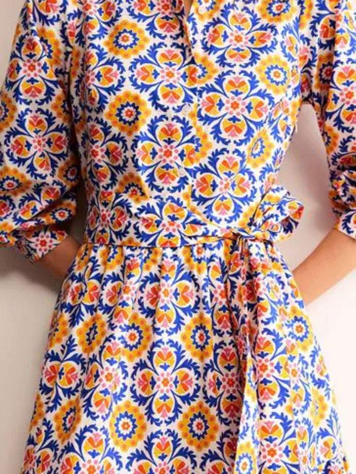 Layered Cotton Maxi Dress