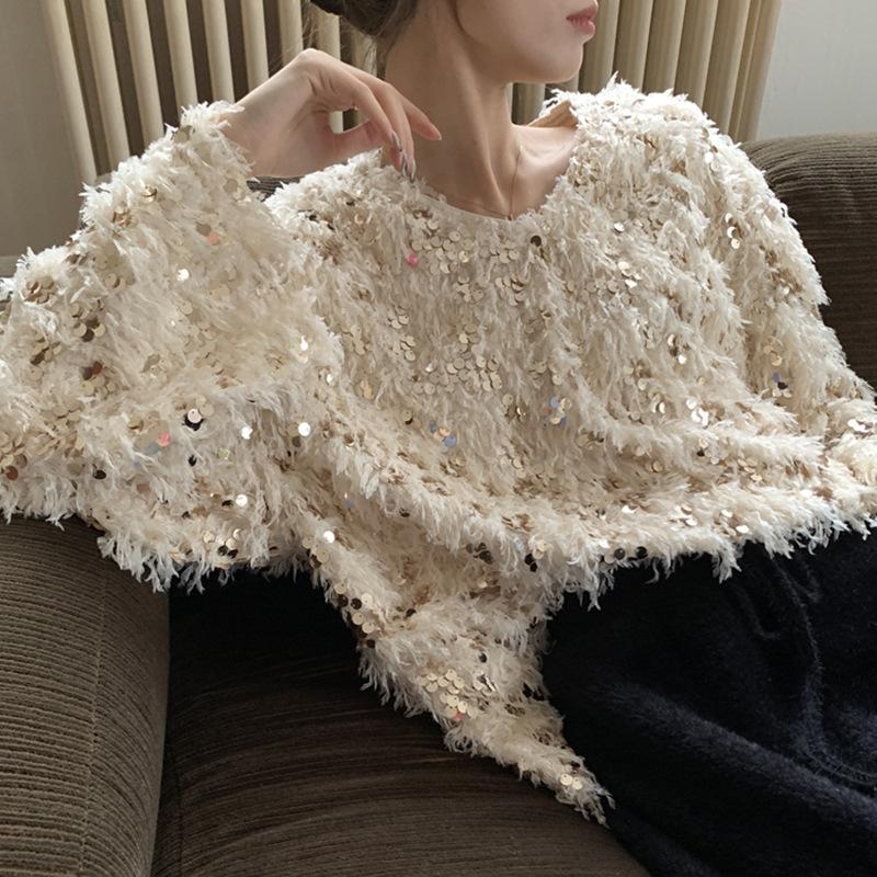 Shiny Sequined Sweater