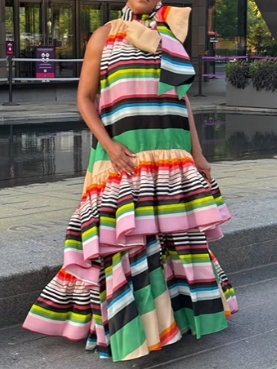 Fantastic Colorful Maxi Dress