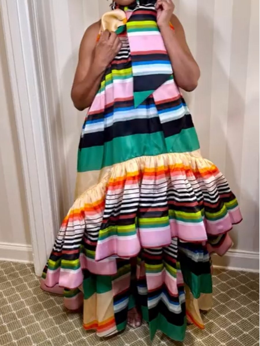 Fantastic Colorful Maxi Dress