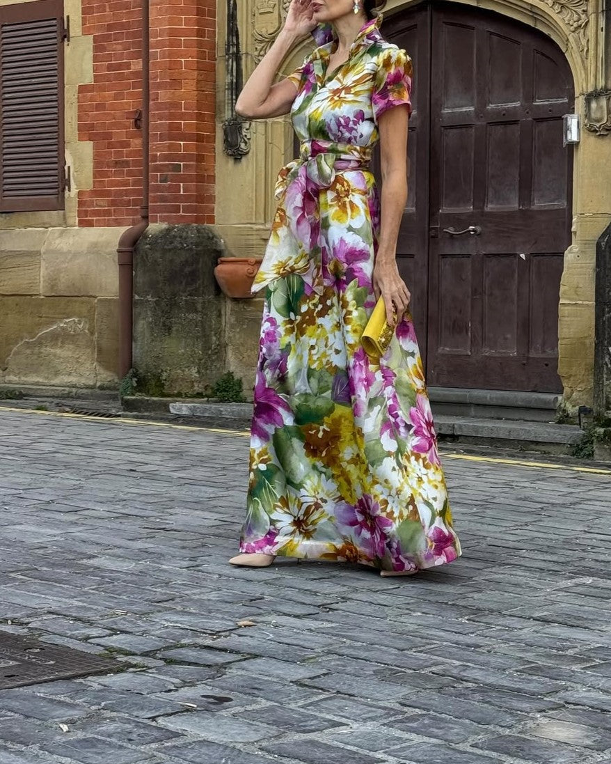 Flourishing Blossom Maxi Dress