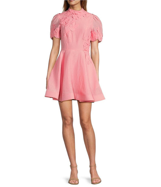 Willow Floral Applique Midi Dress