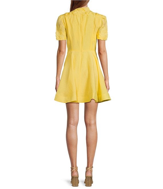 Willow Floral Applique Midi Dress