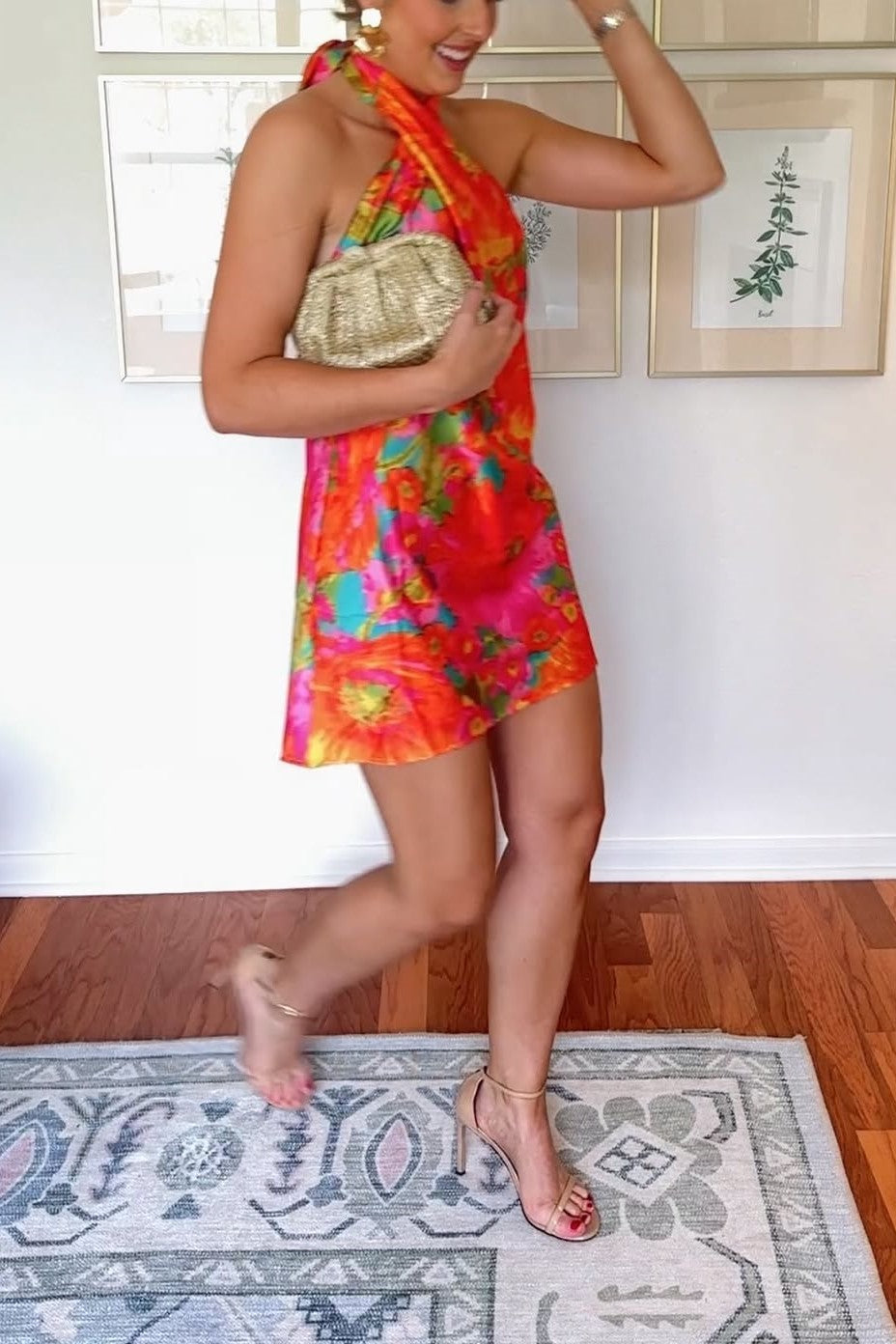 Jasmine Tie Mini Dress
