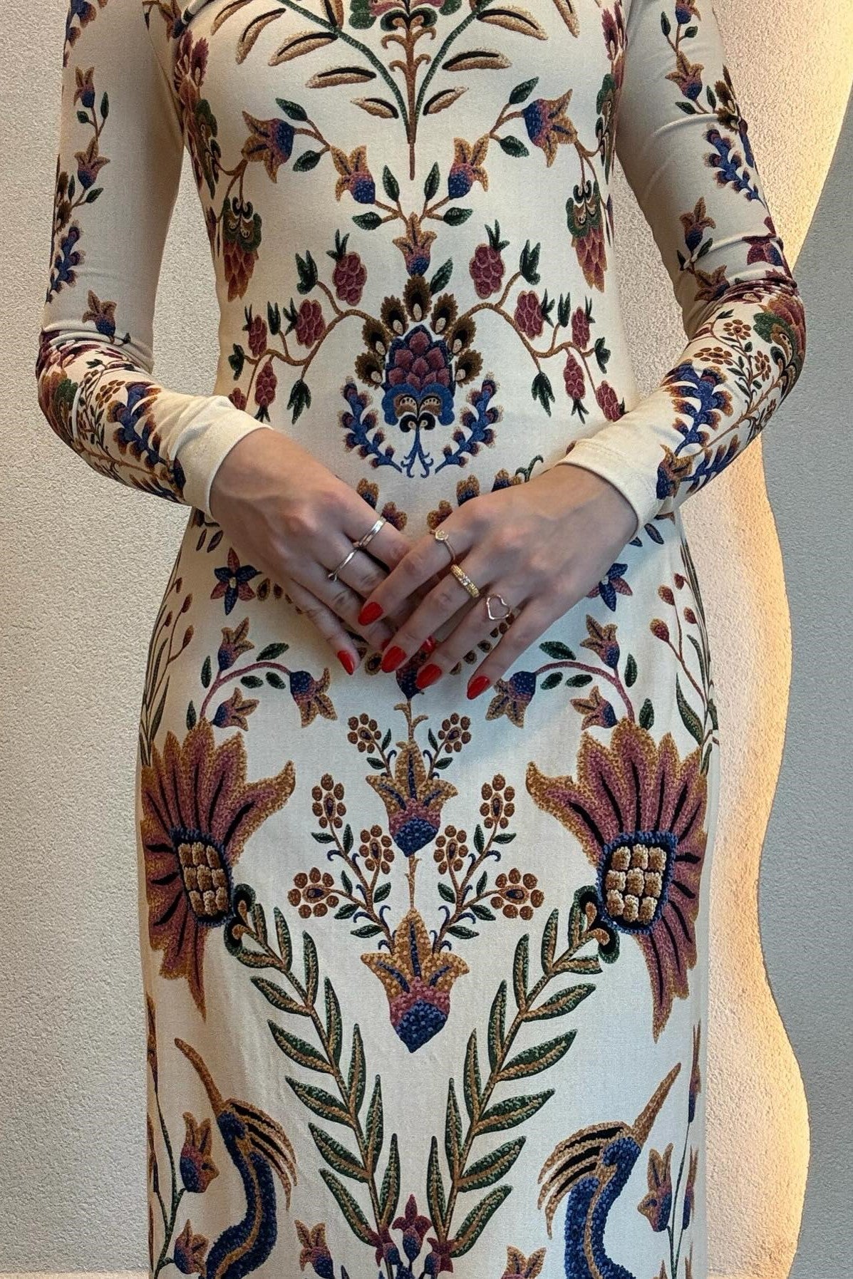 Brazil Beautiful Garden Midi Dress