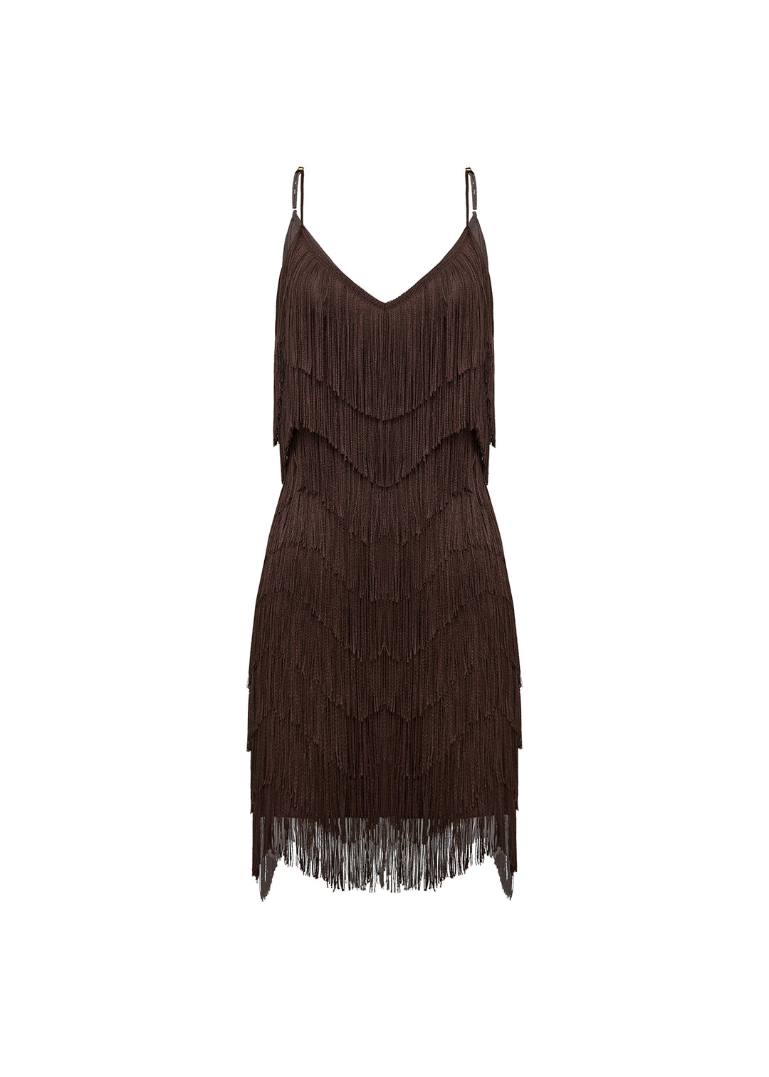 Women's Tassel Adjustable Strap Mini Dress