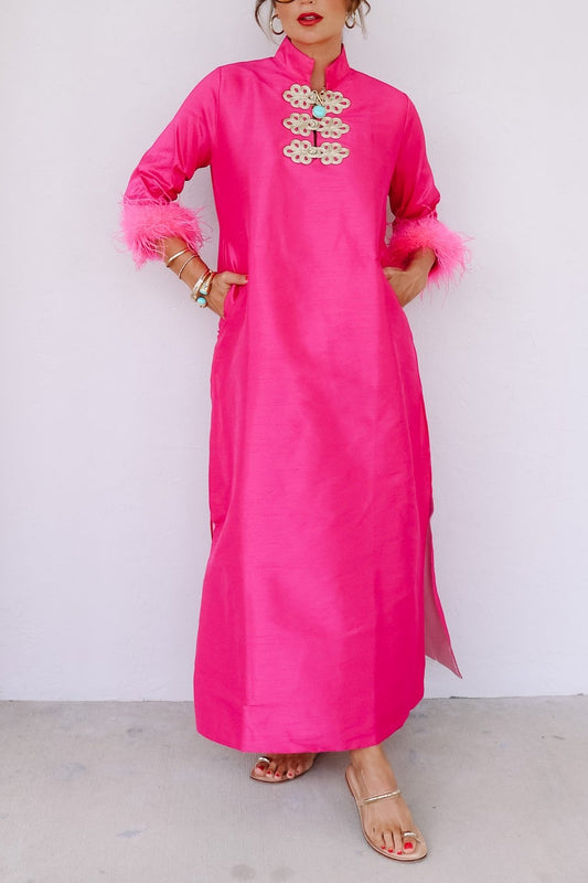 Bette Bouvier Pink Maxi Dress