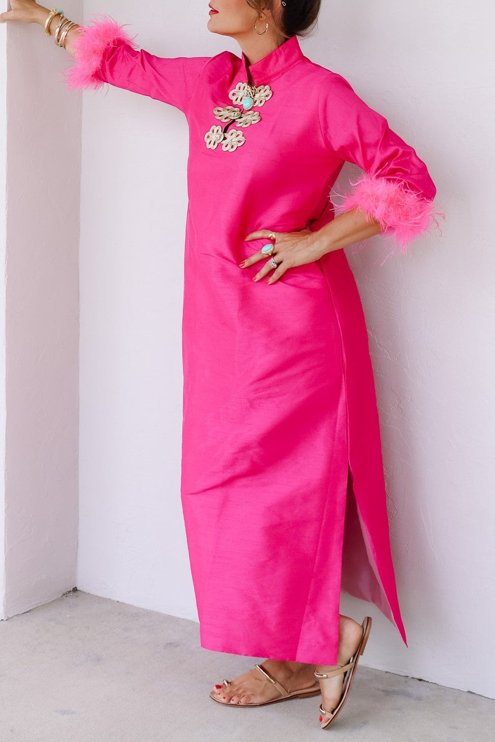 Bette Bouvier Pink Maxi Dress