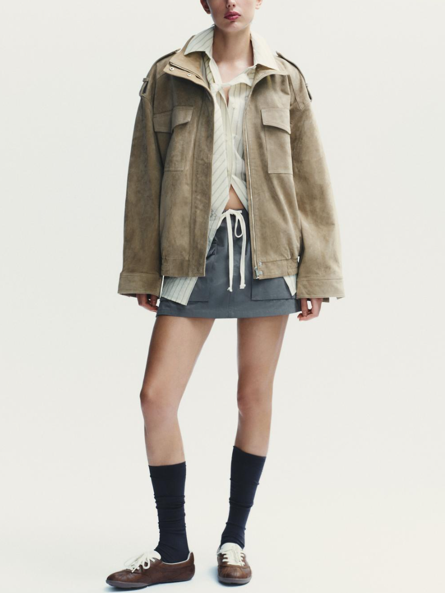 Autumn Khakis Pocket Coat