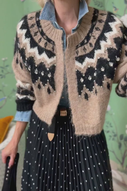 Chic Comfy Cardigan-Khaki