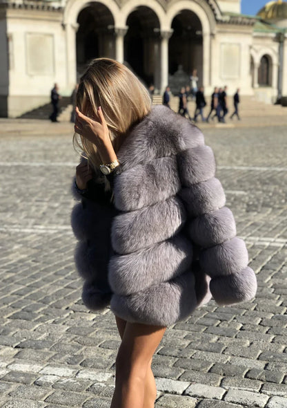 Stylish Long Bubble Coat