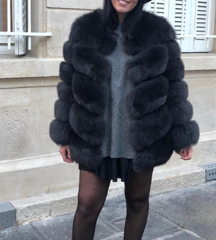 Stylish Long Bubble Coat