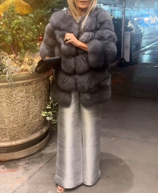 Stylish Long Bubble Coat