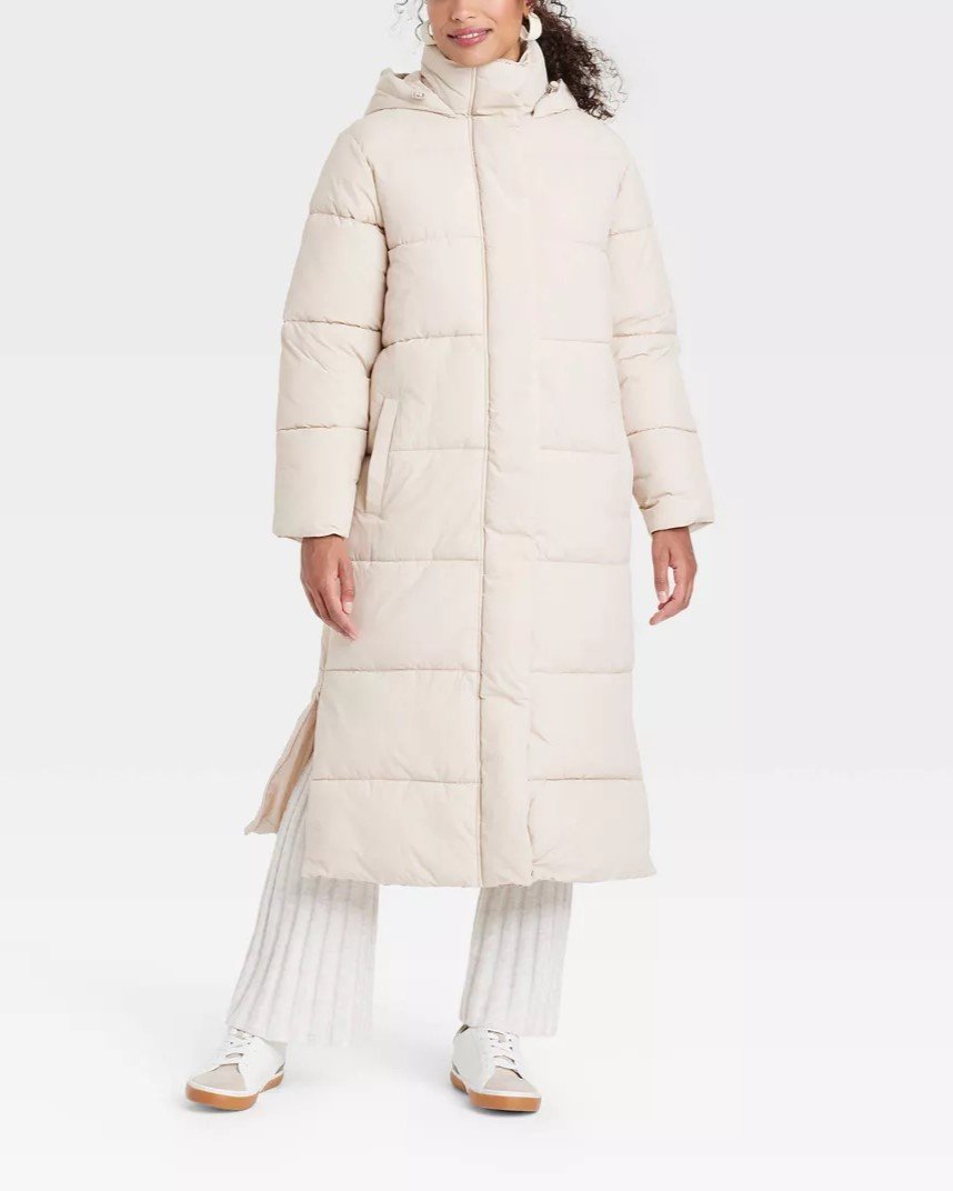 Women's Hooded Duvet Puffer Jacket