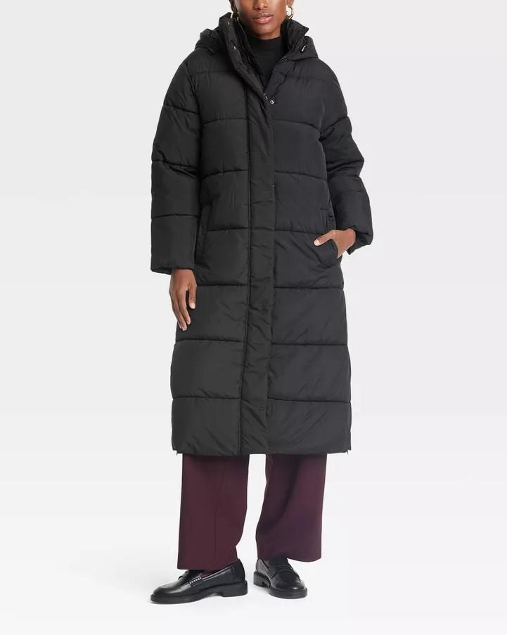Women's Hooded Duvet Puffer Jacket