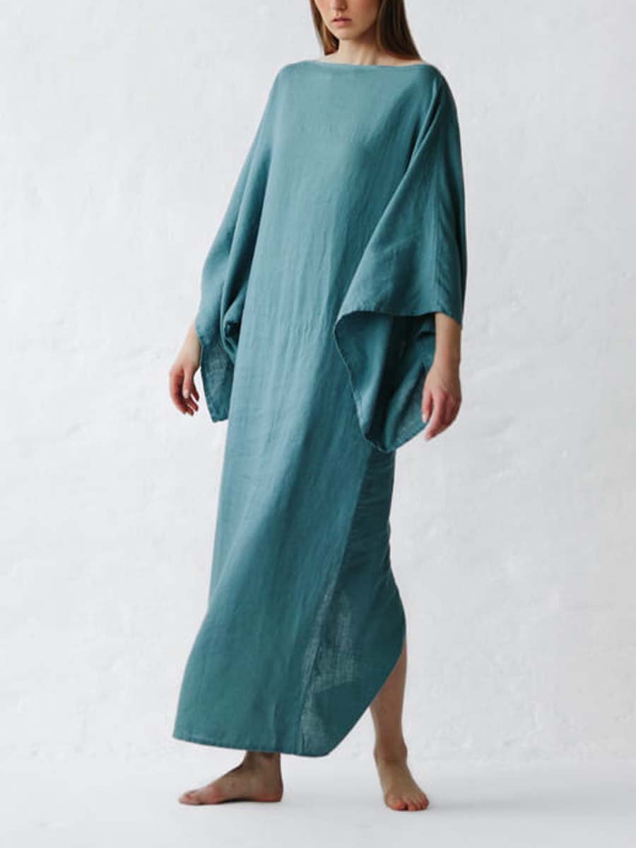 High-quality Soft Linen Maxi Dress