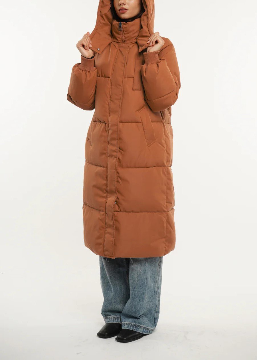 Women's Hooded Duvet Puffer Jacket
