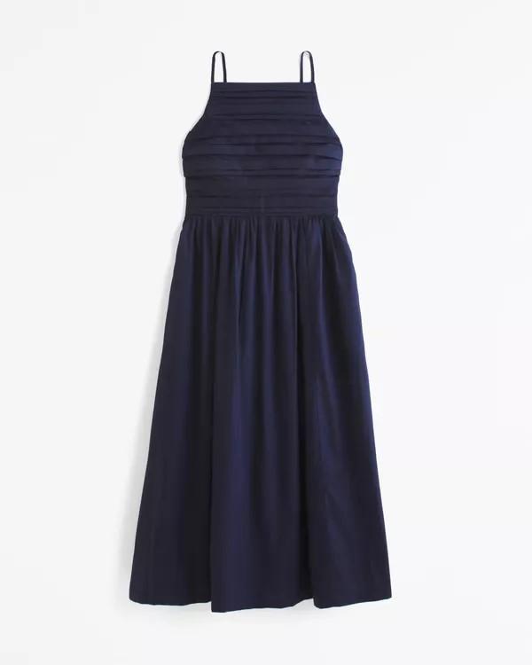 Pleated Sling Dress