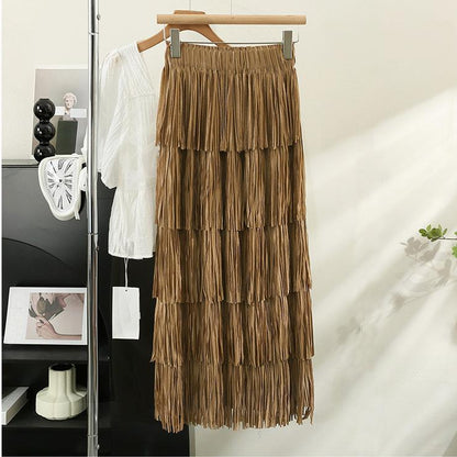 The Chic Fringed Skirt