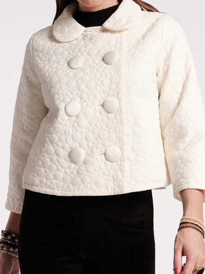 Peter Pan Collar Bubbly Jacket