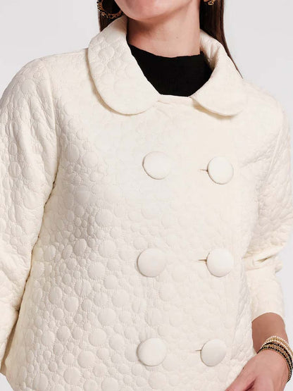 Peter Pan Collar Bubbly Jacket