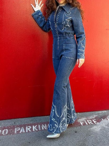 The Cowboy Denim Jumpsuit