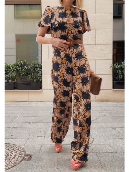 New Printed Chic Jumpsuit