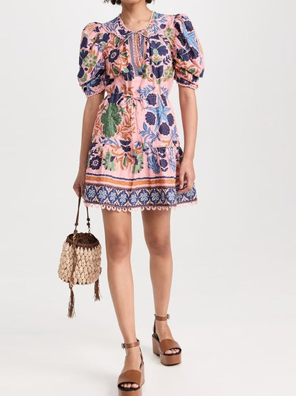 The Pink Floral Summer Dress