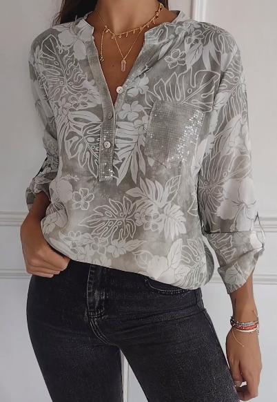 Loose Printed Top